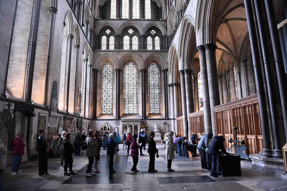 Salisbury Cathedral commemorates the life and reign of Her Majesty Queen Elizabeth