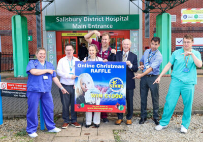 Stars Appeal ambassadors from hospital wards and departments gathered to launch this year’s Christmas raffle. From left to right: Dr Rowena Staples, Consultant, Children’s Unit, Dr Peter Collins, Medical Director, Dr Susie Lewis, Consultant Cardiologist, Dr Sebastian Gray, Consultant, Children’s Unit, Mr Roger Humphry Consultant, Eye Clinic, Dr Richard Smith, Consultant, Rheumatology, Mr Simon Dennis, Consultant, ENT Picture: Spencer Mulholland Photography
