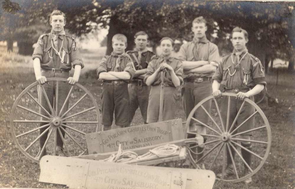 4th Harnham Scouts in 1916