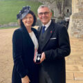 Det Sgt Cooper with wife Tania at Windsor Castle