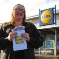 Martina with her £250 prize