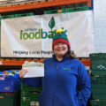 Salisbury Food Bank manager Maria Stevenson with the donation. Picture: Salisbury & Avon Gazette