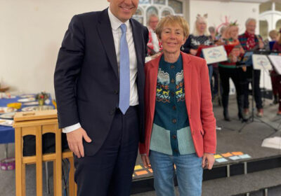 MP Visiting city hub for Ukrainians
