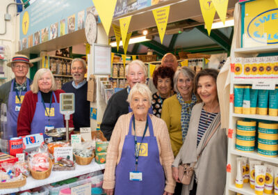 The League of Friends together in the ‘new’ shop