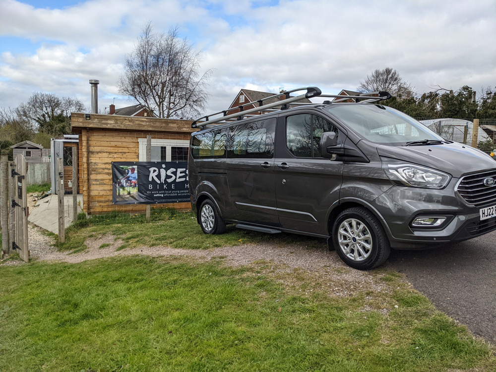The charity purchased a Ford Tourneo Custom van with the funding which has provided the means for trips such as paddle boarding at Mudeford Quay