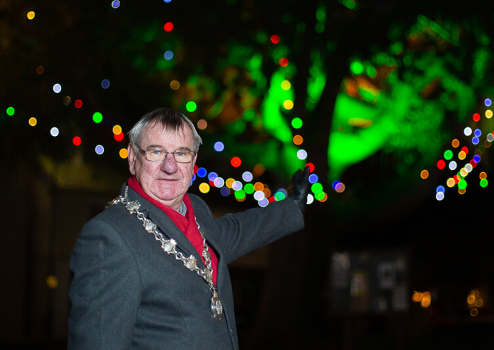 Town’s Mayor, Cllr Andrew Kinsey