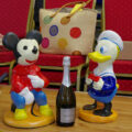 Mickey and Donald Statues at the Repair Cafe