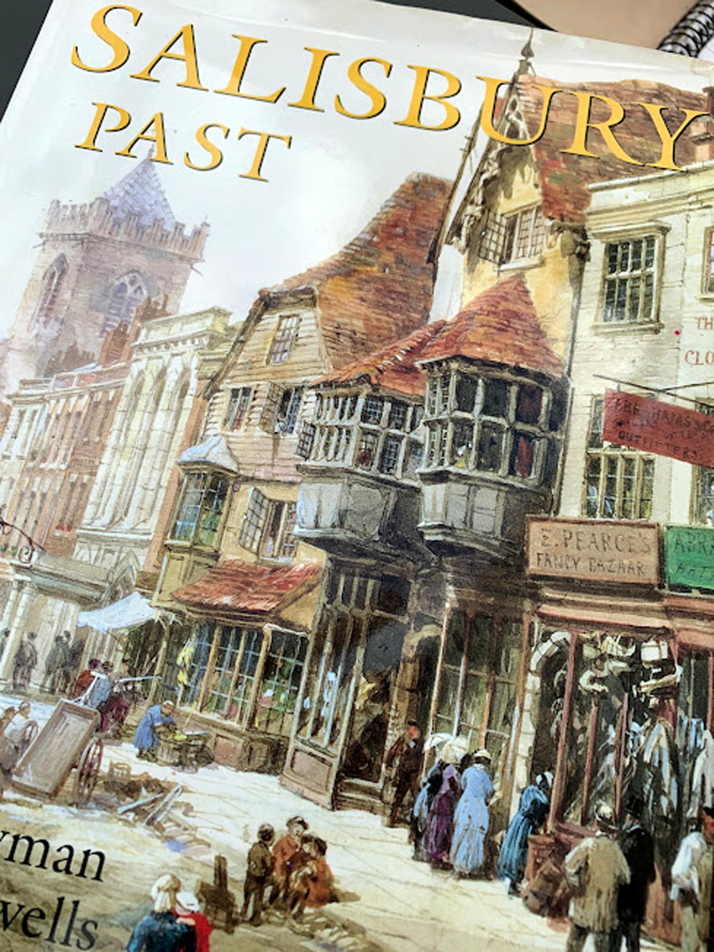 Rayner’s work on the cover of Salisbury Past