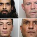 Wiltshire Police would like to speak to, clockwise from top left; Shalton Pinhereo, William Shehann, Martin Stroud and Kyle Brace.