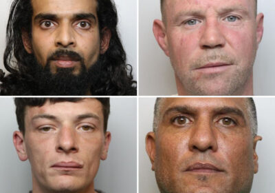 Wiltshire Police would like to speak to, clockwise from top left; Shalton Pinhereo, William Shehann, Martin Stroud and Kyle Brace.
