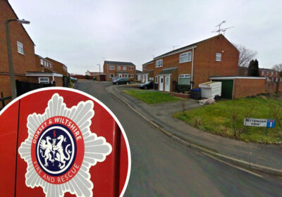 The incident unfolded in Wittenham View, Amesbury. Photo: Google