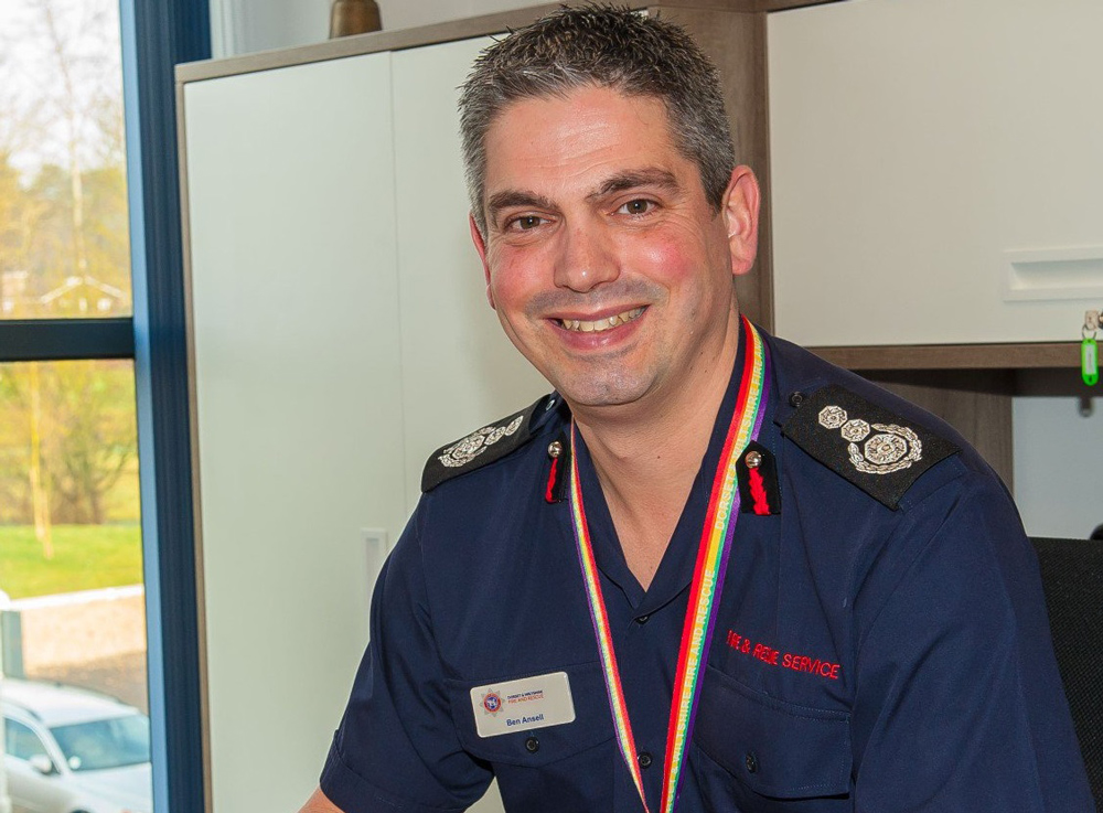 Current Chief Fire Officer, Lee Ansell