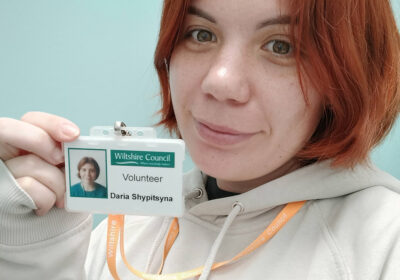 Daria came to Wiltshire in July 2022 and now works at Trowbridge Library