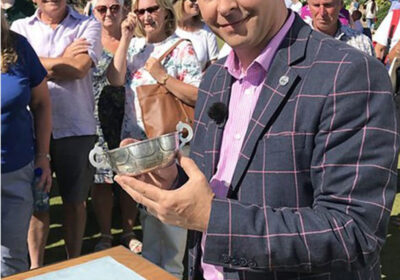 Marc on the set of the Antiques Roadshow