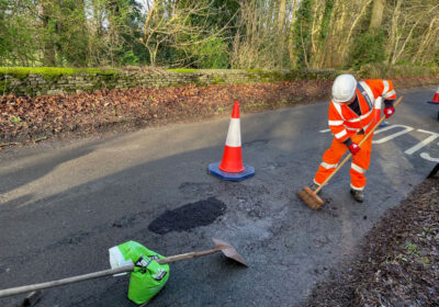 Wiltshire Council teams have been battling to fill potholes amid a record number of reports