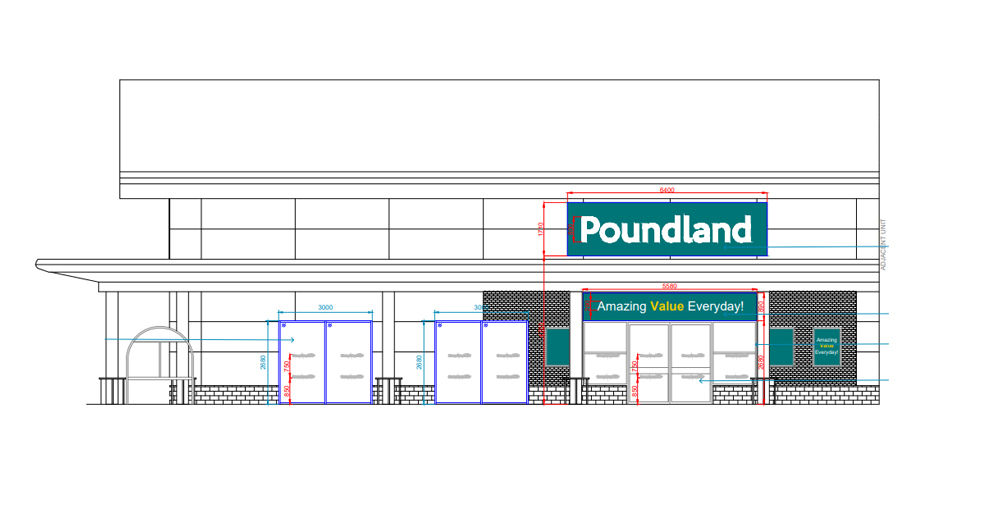 Poundland applies for signs on new Salisbury store