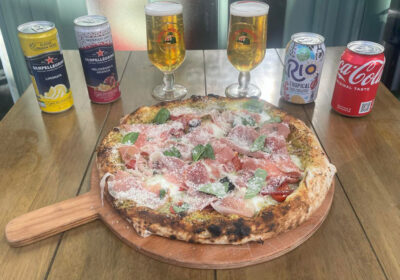 Pizza Venti pizza and drinks