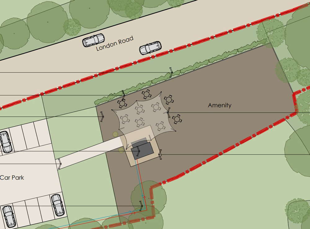 Proposed layout. Photo: Barcley Phillips, Wiltshire Council