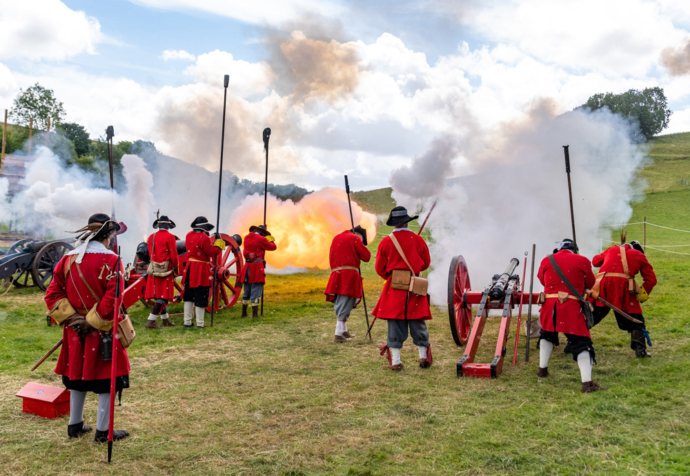 Living history reenactments take place all throught the festival (credit: Martin Cook)