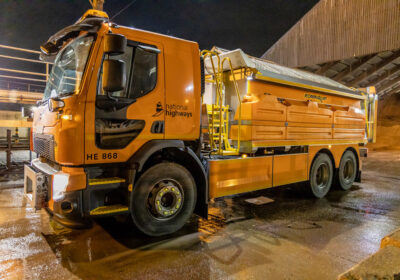 National Highways gritting lorry