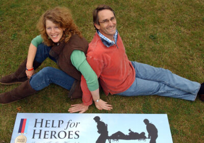 Bryn Parry pictured with his wife and co-founder, Emma
