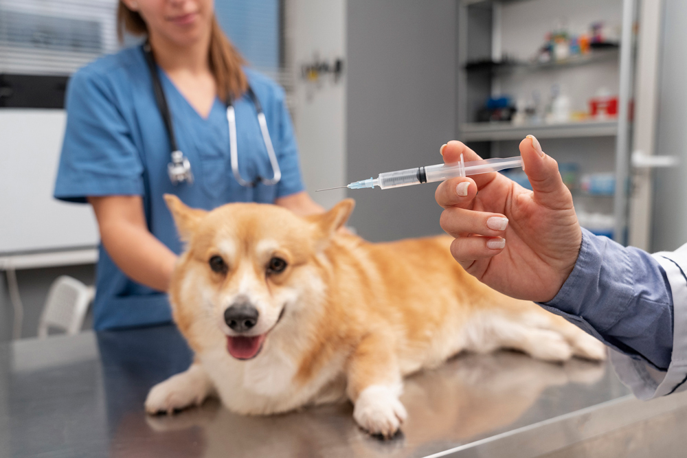Vaccination can significantly reduce any illness resulting from exposure to parvovirus Credit: Freepik