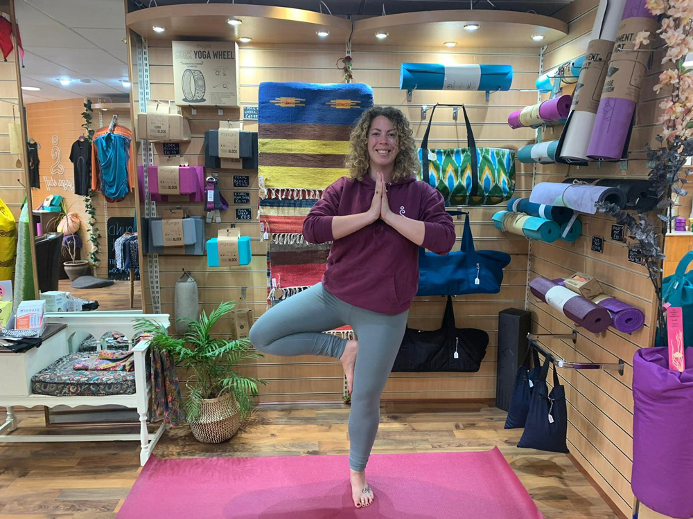 Ilona Burns, the owner of Yoga Stuff yoga supplies shop in The Maltings, gave us the details on her new venue.