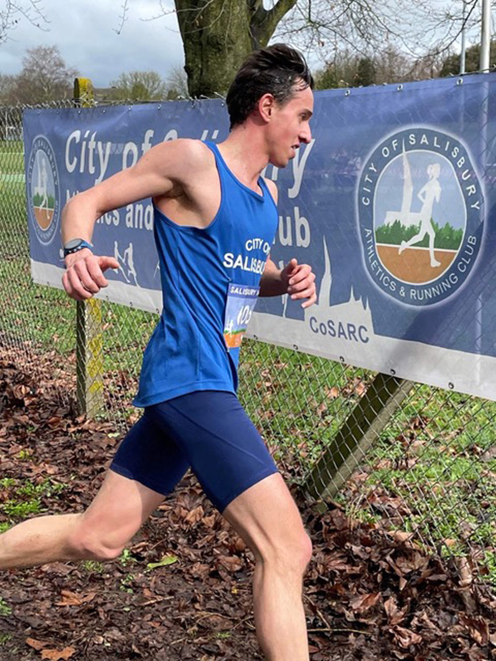 Harry Smith in action during Salisbury 10 race
