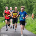 Art Mitchell on his way to victory in the Longparish 5K race