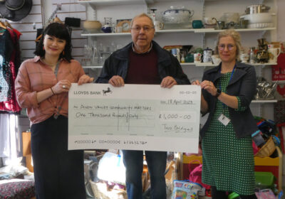 Care group presents cheques to Fordingbridge charities