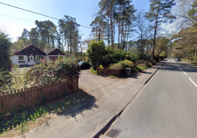 The new store would be built off Horton Road, Ashley Heath. Picture: Google