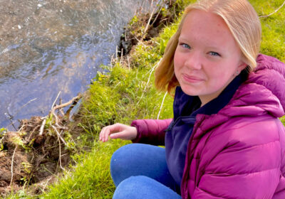 Izzy Fry is a young ambassador for the Wiltshire Wildlife Trust