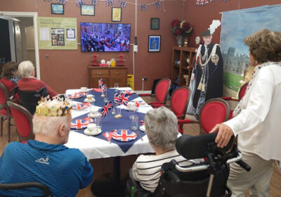 Milford House residents enjoyed a full weekend of Royal activities