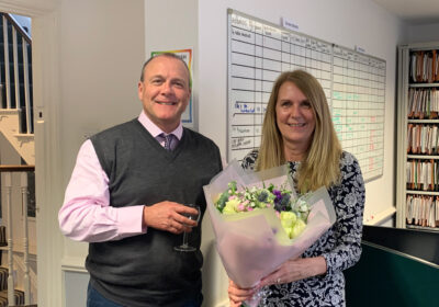 Not many people can celebrate 35 years working for the same company, but that’s the impressive feat that was celebrated by Salisbury estate agent Whites recently.