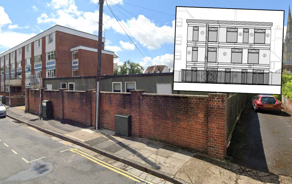 The new block would replace temporary classrooms at Bishop Wordsworth's School in Salisbury