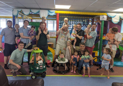 Amesbury playgroup celebrates two years of bringing dads together