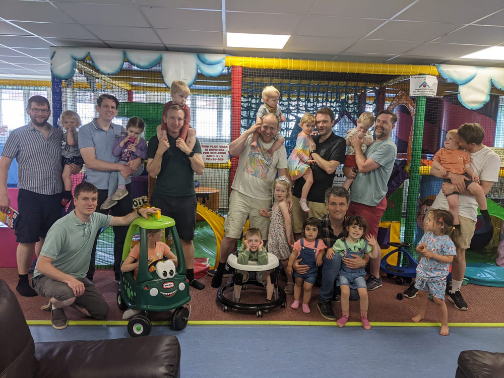 Amesbury playgroup celebrates two years of bringing dads together