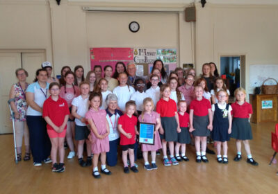 The Girls Brigade became affiliate members of the Amesbury Branch of the Royal British Legion