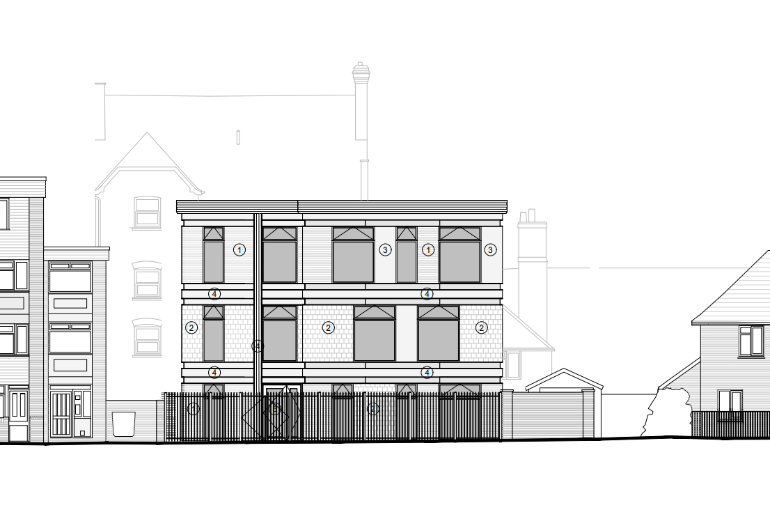 How the new block could look from Friary Lane in Salisbury