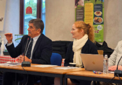 Police and crime commissioner, Philip Wilkinson and Catherine Roper, the new chief constable of Wiltshire Police took time to answer questions