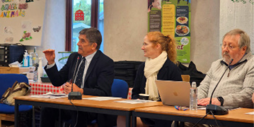 Police and crime commissioner, Philip Wilkinson and Catherine Roper, the new chief constable of Wiltshire Police took time to answer questions