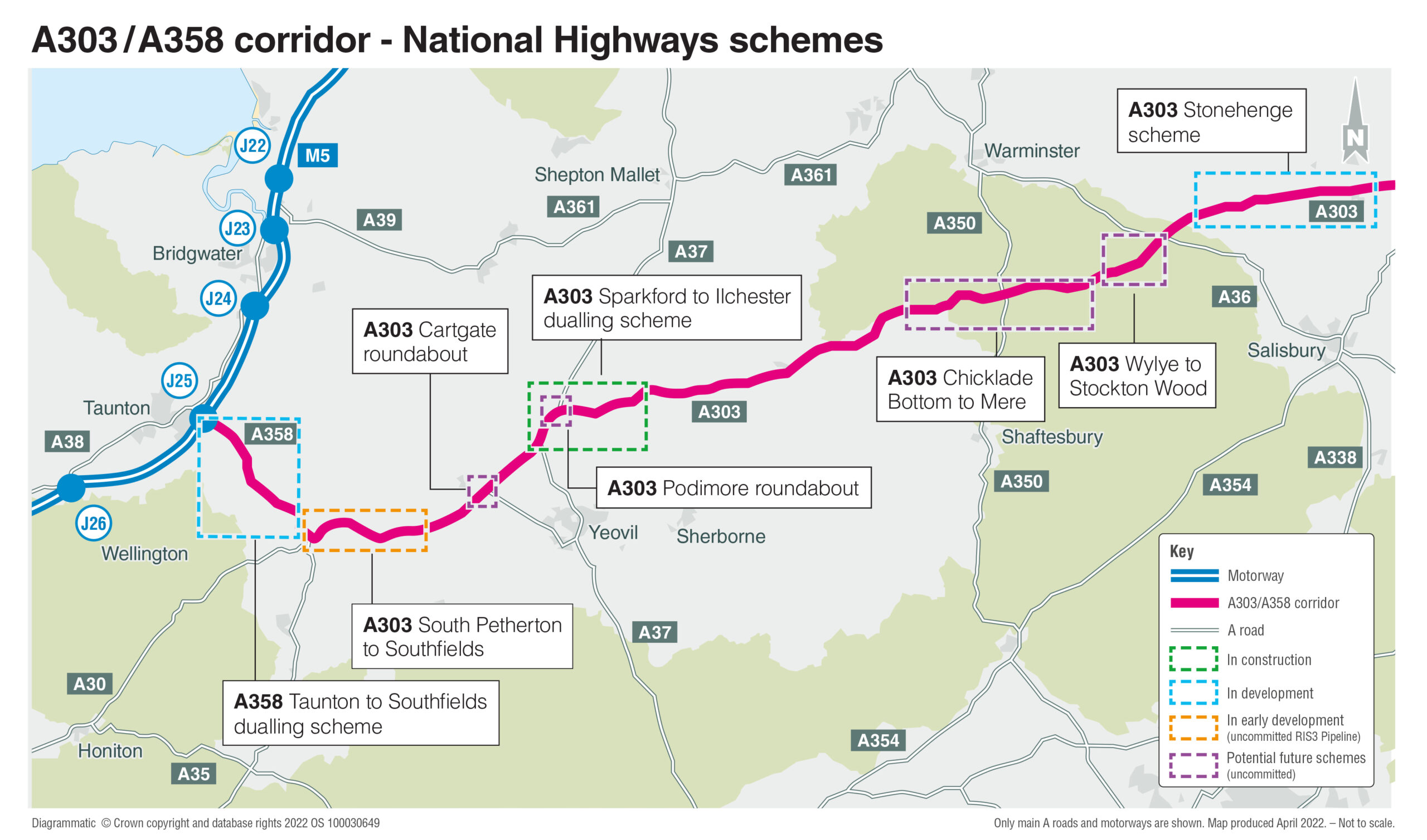 The Stonehenge proposals are part of a wider scheme to improve the A303. Picture; National Highways