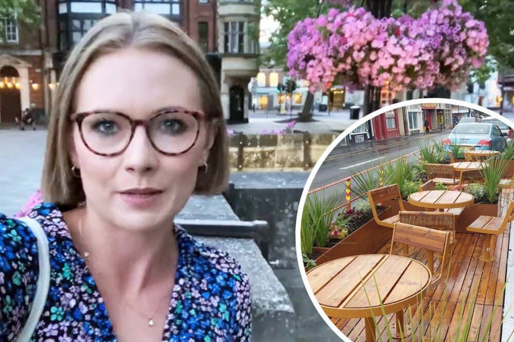 Salisbury City Councillor Eleanor Wills (Con, Harnham West), has hit out at plans for things like parklets, inset