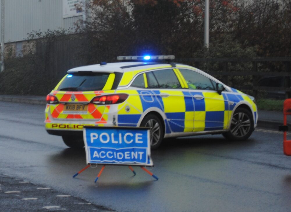 The A36 between Wilton and Stapleford was closed after the crash