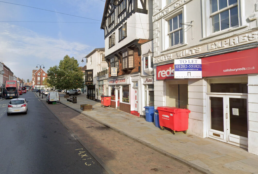 A bin store is set to be installed in New Canal to hide commercial bins on Salisbury streets. Picture: Google