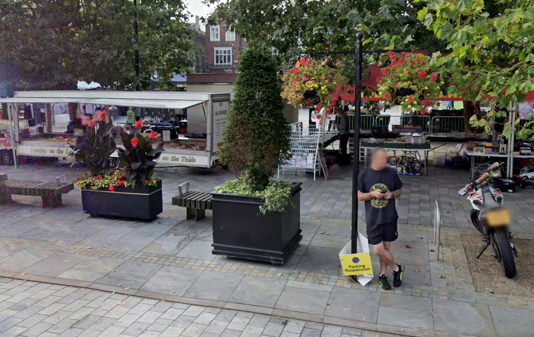 Hanging baskets in Salisbury could be replaced with more eco-friendly options. Picture: Google