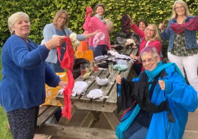 Salisbury Soroptimists sorting through the donations