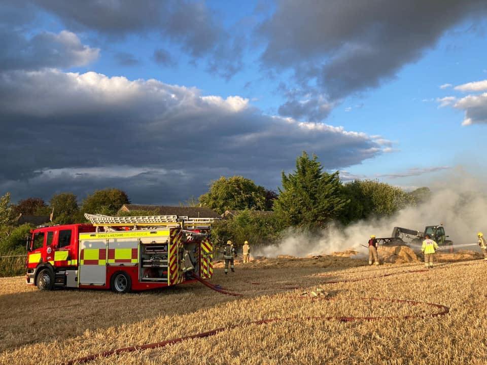 The fire was reported off South Street, Wilton. Picture: DWFRS