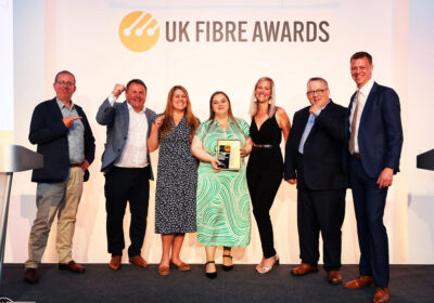 The team at Wessex Internet celebrate being named Fibre Provider of the Year