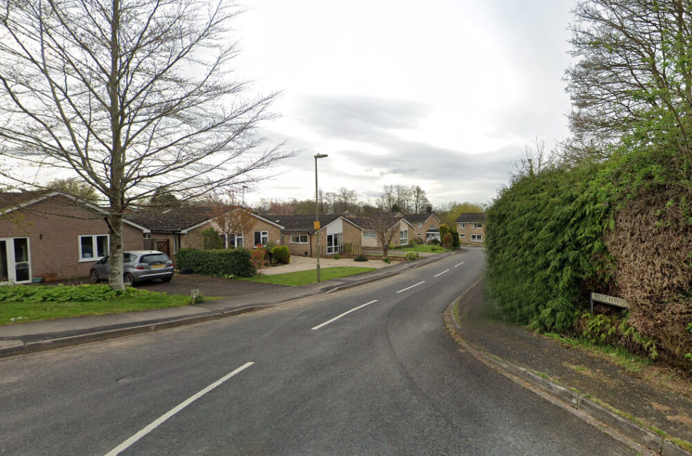 The driver was robbed in Beechwood, Fordingbridge. Picture: Google
